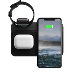 Беспроводное зарядное устройство Nomad Base Station 3-in-1 Apple Watch Edition V2 черный NM3A045A00