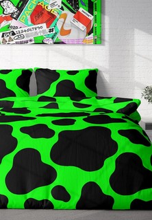 Постельное белье 2-спальное Crazy Getup Green cow