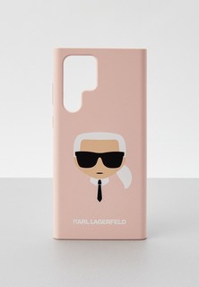 Чехол для телефона Karl Lagerfeld Galaxy S22 Ultra силиконовый с принтом Karls Head