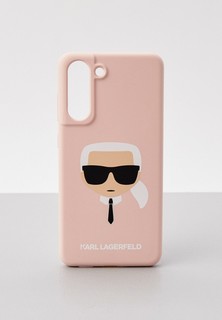 Чехол для телефона Karl Lagerfeld Galaxy S21 FE силиконовый с принтом Karls Head