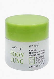 Крем для лица Etude Soon Jung Centella Hydro Barrier Cream Крем для чувствительной кожи с экстрактом центеллы и низким уровнем pH, 75 мл