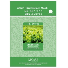 Маска тканевая Зеленый чай для лица 23 МЛ Mjcare