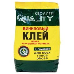 Клей для виниловых обоев, Quality, 200 г, 6-7 рулонов, пакет