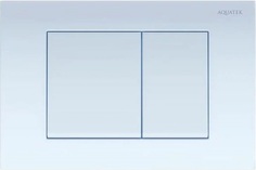 Кнопка смыва Акватек Evolution new KDI-0000009, квадратные клавиши, белая, пластик