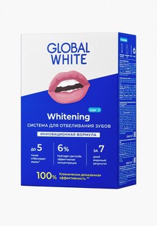 Набор для отбеливания зубов Global White до 5 тонов
