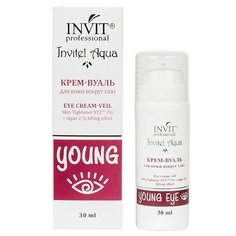 Крем для глаз INVIT Крем-вуаль для кожи вокруг глаз от морщин с лифтинг-эффектом «Invitel Aqua» 30.0