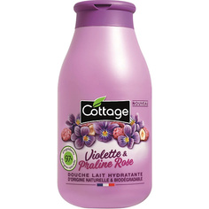 Средства для ванной и душа COTTAGE Молочко для душа увлажняющее Moisturizing Shower Milk – VIOLET & PINK PRALINE