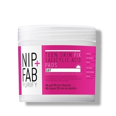 Средства для умывания NIP&FAB Диски для лица дневные очищающие с салициловой кислотой PURIFY SALICYLIC FIX PADS DAY Nip+Fab