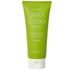 Уход за волосами RATED GREEN Питательная маска для кожи головы с маслом авокадо и экстрактом банана