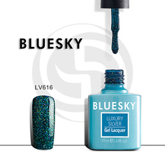 Гель-лак для ногтей BLUESKY Гель-лак Luxury Silver Блестящая феерия