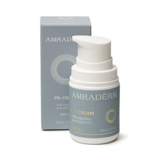 Крем для лица AMRADERM Крем дневной для лица с защитой от солнечного излучения PR Cream peptides vitamin C SPF 20 50.0