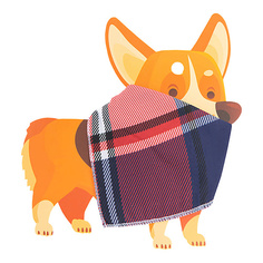 Одежда для животных FRIEND OF MINE Шарфик для собак и кошек WARMLY #fom_holidaychiller