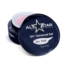 Гель для наращивания ногтей ALL STAR PROFESSIONAL Гель для моделирования ногтей, UV-Universal Gel "Clear"