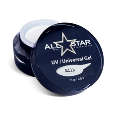 Гель для наращивания ногтей ALL STAR PROFESSIONAL Гель для моделирования ногтей, UV-Universal Gel "Clear"