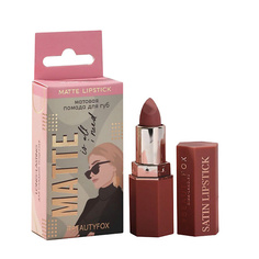 BEAUTY FOX Матовая помада для губ Matte is all I need, оттенок Nude mood