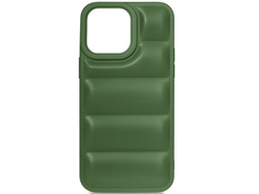 Чехол DF для APPLE iPhone 14 Pro Silicone дутый Green iJacket-03