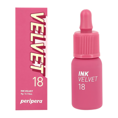 Помада для губ PERIPERA PERIPERA INK VELVET жидкая тон 18 star plum pink