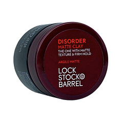 Глина для укладки волос LOCK STOCK & BARREL Глина жесткая DISORDER MATTE CLAY 30