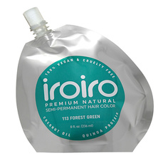 Краска для волос IROIRO Семи-перманентный краситель для волос 113 FOREST GREEN Лесная зелень
