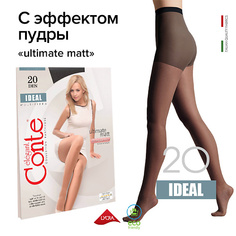 CONTE ELEGANT Колготки женские IDEAL 20 den р.2, nero