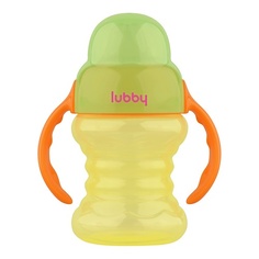 Бутылочка для детей LUBBY Поильник-непроливайка с мягким силиконовым носиком, от 6 месяцев