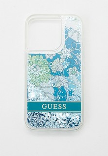 Чехол для iPhone Guess 14 Pro с жидкими блестками