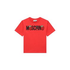 Хлопковая футболка Moschino