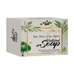 Средства для ванной и душа COSMOLIVE Мыло натуральное с чайным деревом tea tree natural soap 125
