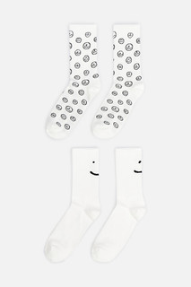 набор носков для мужчин Набор носков высоких с принтом (2 пары) Befree
