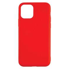 Чехол силиконовый Red Line для iPhone 14 Plus, с микрофиброй, Red