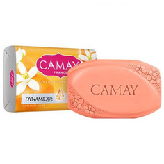 Мыло кусковое мыло CAMAY Динамик, 85 г, аромат розового грейпфрута