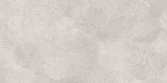 Керамогранит Meissen Keramik State листья серый рект 44,8x89,8