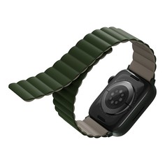 Ремешок Uniq Revix для Apple Watch 45/49mm, Силикон, зеленый