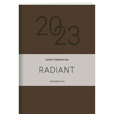 Ежедневник датированный Listoff Radiant, 176 листов, А5, коричневый