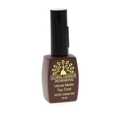 Верхнее покрытие для гель-лаков GLOBAL FASHION Velvet Matte Top Coat 12