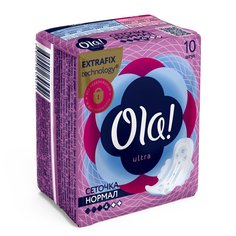 Прокладки женские Ola, Ultra Normal, 10 шт, 50790 Ola!