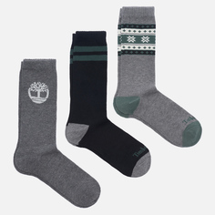 Комплект носков Timberland 3-Pack Giftable Festive Crew