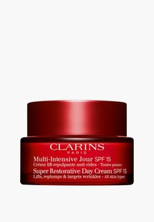 Крем для лица Clarins Multi-Intensive SPF 15 дневной, для всех типов кожи