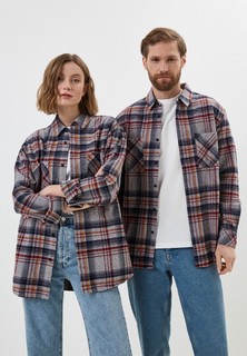 Рубашка Urban Classics Heavy Curved Oversized Checked Shirt