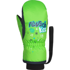 Варежки Reusch 18-19 Kids Mitten Neon Green/Dress Blue