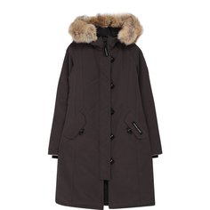 Пуховая парка Brittania с меховой отделкой капюшона Canada Goose