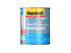 Краски для стен и потолков краска в/д MARSHALL Export-2 база BC для стен и потолков 0,9л бесцветная, арт.5248842