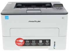 Принтер монохромный лазерный Pantum P3308DN/RU А4, 33стр/мин, 1200 X 1200 dpi, 256Мб RAM, дуплекс, лоток 250 л. USB, LAN, стартовый комплект