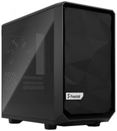 Корпус mini-ITX Fractal Design Meshify 2 Nano Black TG dark tint FD-C-MES2N-01 черный, без БП, USB 3.1 Gen 2 Type-C, 2*USB 3.0, audio