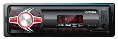 Автомагнитола Digma DCR-200R 1din, 4x45Вт, подсветка, 12 В, USB, SD/MMC, FM