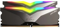 Модуль памяти DDR5 16GB (2*8GB) OCPC MMPT2K16GD548C40T PISTA PC5-38400 4800Mhz, RGB, CL40, 1.1V радиатор