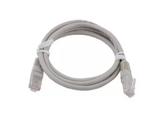 Кабель патч-корд F/UTP 5e кат. 3м. TWT TWT-45-45-3.0/S-GY RJ45 - RJ45, 4 пары, серый