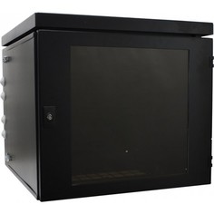 Шкаф настенный 19", 9U NT WALLBOX IP55 plus 9-66 B 189274 пылевлагозащ., черный, 600*660, дверь стекло-металл.