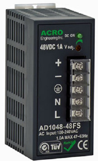 Блок питания NSGate AD1048-48FS выход 48W, 48V 1A, на DIN-рейку, стену