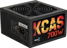 Блок питания ATX AeroCool KCAS PLUS 700W 4713105962666 700W v2.4, вентилятор d120мм, 4x PCI-E [6+2-Pin], 7x SATA, 4x MOLEX